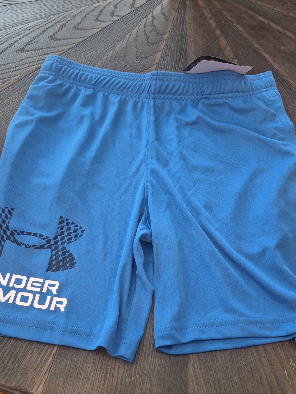 Under Armour Boys Light Blue Performance Athletic Shorts